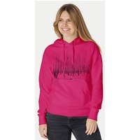 Peaces.bio - handbedruckte Biomode Damen Hoodie Woodland
