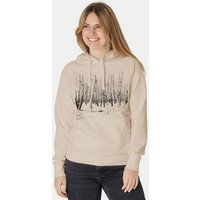 Peaces.bio - handbedruckte Biomode Damen Hoodie Woodland