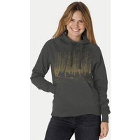 Peaces.bio - handbedruckte Biomode Damen Hoodie Woodland