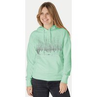 Peaces.bio - handbedruckte Biomode Damen Hoodie Woodland