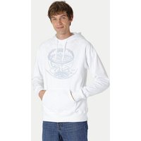 Peaces.bio - handbedruckte Biomode Bio-Herren-Kapuzensweater "Weltenesche"