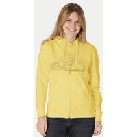 Peaces.bio - handbedruckte Biomode Zip-Hoodie Landscape Damen