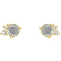 Eppi Goldohrringe mit Salt´n´Pepper Diamanten Meave