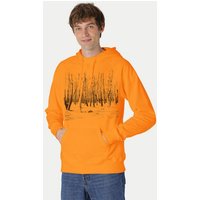 Peaces.bio - handbedruckte Biomode Hoodie Woodland Herren