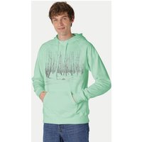 Peaces.bio - handbedruckte Biomode Hoodie Woodland Herren