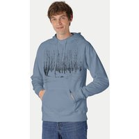 Peaces.bio - handbedruckte Biomode Hoodie Woodland Herren