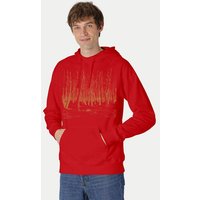Peaces.bio - handbedruckte Biomode Hoodie Woodland Herren