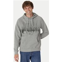 Peaces.bio - handbedruckte Biomode Hoodie Woodland Herren