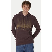 Peaces.bio - handbedruckte Biomode Hoodie Woodland Herren