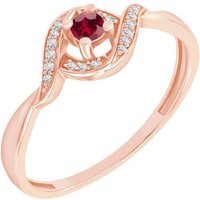 Eppi Verlobungsring mit Rubin und Diamanten Nurisa
