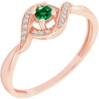 Eppi Ring mit Smaragd und Diamanten Nurisa