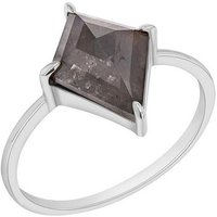 Eppi Minimalistischer Ring mit Salt and Pepper Diamanten Iban