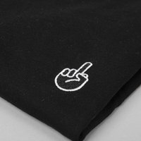 Fyngers Unisex T-Shirt aus Biobaumwolle - Modell F*CK YOU mit gestickter Veredelung