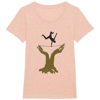 Spangeltangel T-Shirt "Slackline", Sport, Hobby, bedruckt, Siebdruck, für Frauen