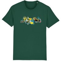 Spangeltangel bedrucktes T-Shirt, Chemnitz, nachhaltig, Stadt, Herren, Damen, Unisex, Biobaumwolle
