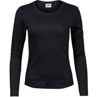 TeeJays Damen Shirt Langarm enger geschnitten Bio - Baumwolle bis 3XL