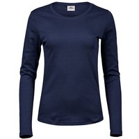 TeeJays Damen Shirt Langarm enger geschnitten Bio - Baumwolle bis 3XL