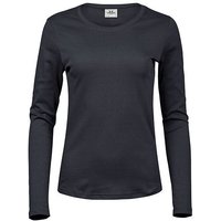 TeeJays Damen Shirt Langarm enger geschnitten Bio - Baumwolle bis 3XL