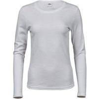 TeeJays Damen Shirt Langarm enger geschnitten Bio - Baumwolle bis 3XL