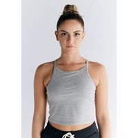 Leela Cotton Damen Crop Tops Bio-Baumwolle mit integriertem Bustier Sport BH