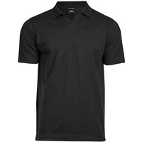 TeeJays Stretch Herren Polo Shirt Kurzarm V - Ausschnitt Bio - Baumwolle
