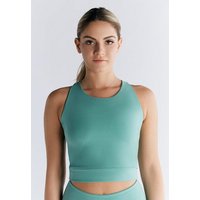 True North Damen Crop Top aus Bio-Baumwolle Bauchfreies Yogatops T1220