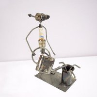 Moogoo Creative Africa Zündkerzen-Figur | verschiedene Berufe & Hobbies | Upcycled & handgemacht