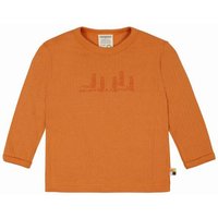 loud + proud Babys & Kinder Shirt Derby Rib mit Druck, GOTS-zertifiziert
