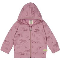 loud + proud Babys & Kinder Kapuzenjacke mit Druck, GOTS-zertifiziert