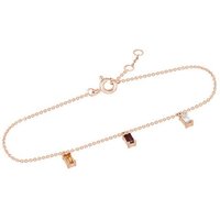 Eppi Goldenes Armband mit Citrin, Granat und Saphir Abram