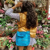 REFISHED fair fashion Tasche 'URBAN BAG' - upcycelte Fischfuttersäcke