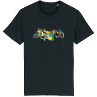 Spangeltangel bedrucktes T-Shirt, Chemnitz, nachhaltig, Stadt, Herren, Damen, Unisex, Biobaumwolle