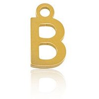ELEKTROPULLI Super Feine Glieder Kette in 3 Längen mit Initial Anhänger (ca. 9 x 5mm)