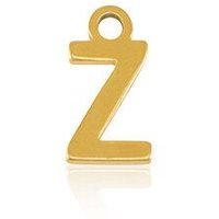 ELEKTROPULLI Super Feine Glieder Kette in 3 Längen mit Initial Anhänger (ca. 9 x 5mm)