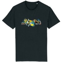 Spangeltangel bedrucktes T-Shirt, Chemnitz, nachhaltig, Stadt, Herren, Damen, Unisex, Biobaumwolle