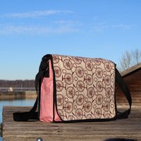 Schönes aus Indochina Upcycling Umschlagtasche Größe L vegan aus Stoffrestbeständen