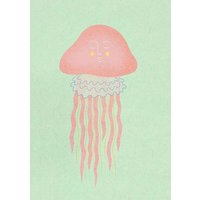 Photocircle Wandbild / Poster / Leinwand - Little Jellyfish