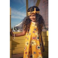 Alba of Denmark Anna Belle Dress, Citrus Wild Flowers