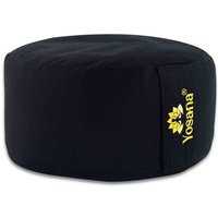 Yosana Yogakissen XL, 35cm rund, Meditationskissen mit Deutscher Bio-Dinkelspelzen Füllung