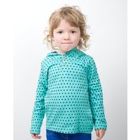 Kleine Freunde® - 3FREUNDE Longsleeve mit Kapuze (Punkte)