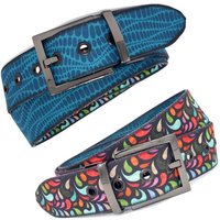 Seegarn - Gürtel / Wendegürtel SeeWelle 4cm