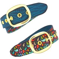 Seegarn - Gürtel / Wendegürtel SeeWelle 4cm