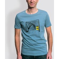 little kiwi Herren T-Shirt, "Stadtrundfahrt", Citadel Blue
