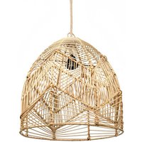 Bazar Bizar The Bala Pendelleuchte aus natürlichem Rattan