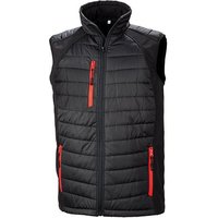 Result Genuine Recycled Herren Weste Steppweste Atmungsaktiv Wasserabweisend Bodywarmer bis Größe 4XL Wattiert Padded Übergangsweste