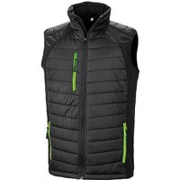 Result Genuine Recycled Herren Weste Steppweste Atmungsaktiv Wasserabweisend Bodywarmer bis Größe 4XL Wattiert Padded Übergangsweste
