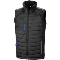 Result Genuine Recycled Herren Weste Steppweste Atmungsaktiv Wasserabweisend Bodywarmer bis Größe 4XL Wattiert Padded Übergangsweste