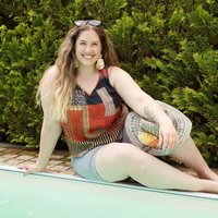 WiDDA berlin Top VAU Ethno Print aus Viskose Deadstock Fabric