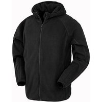 Result Genuine Recycled Recycelte Unisex Fleecejacke mit Kapuze Atmungsaktiv