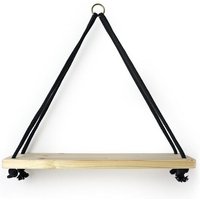 GARY MASH Wandregal Triangle mit Baumwollkordel